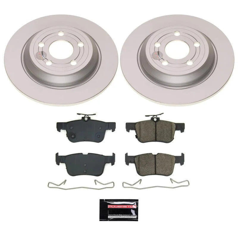 Power Stop Rear Z17 Coated Brake Kit fits 2023 Ford Bronco SPORT / 2022-2024 Ford Maverick