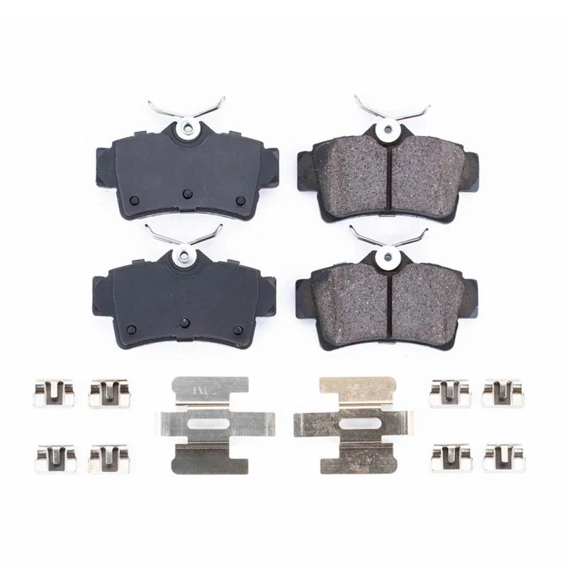 Power Stop Rear Z17 Evolution Ceramic Brake Pads w/Hardware fits 1994-2001 2003-2004 Ford Mustang - Main Product View