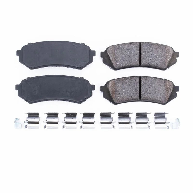 Power Stop Rear Z17 Evolution Ceramic Brake Pads w/Hardware fits 1998-2007 Lexus LX470 / 1998-2007 Toyota Land Cruiser - M...
