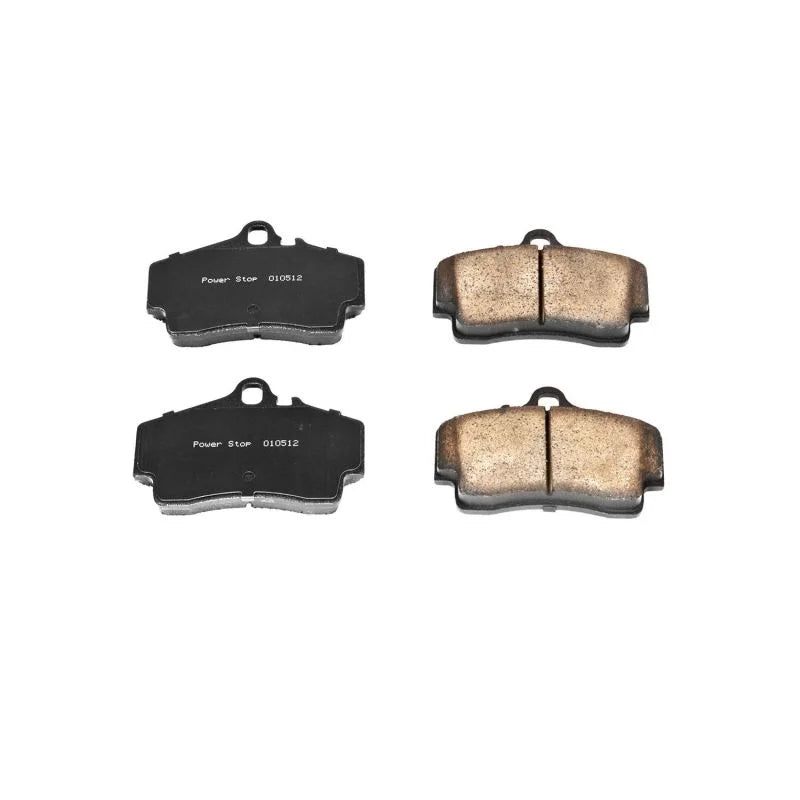 Power Stop Rear Z17 Evolution Ceramic Brake Pads w/Hardware fits 1999-2008 Porsche 911 / 1997-2006 Porsche Boxster / 2006-...
