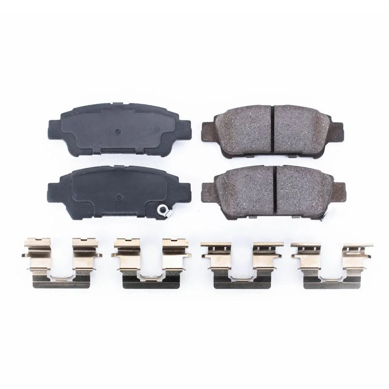 Power Stop Rear Z17 Evolution Ceramic Brake Pads w/Hardware fits 2004-2010 Toyota Sienna - Main Product View