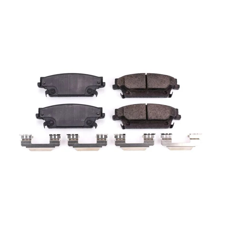Power Stop Rear Z17 Evolution Ceramic Brake Pads w/Hardware fits 2006-2007 Cadillac CTS / 2004-2009 Cadillac SRX / 2005-20...