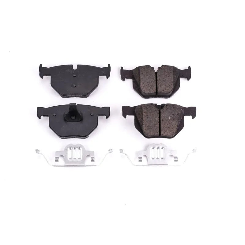 Power Stop Rear Z17 Evolution Ceramic Brake Pads w/Hardware fits 2007-2019 BMW X5 / X6 - Main Product View