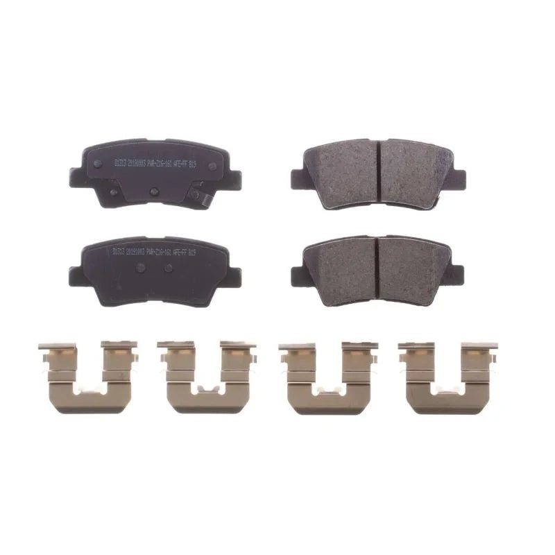 Power Stop Rear Z17 Evolution Ceramic Brake Pads w/Hardware fits 2007-2025 Hyundai / Kia - Main Product View