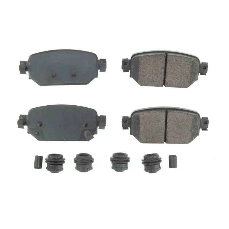 Power Stop Rear Z17 Evolution Ceramic Brake Pads w/Hardware fits 2017-2018 Mazda 3 Grand Touring / 2019 Mazda Cx-3 Grand T...