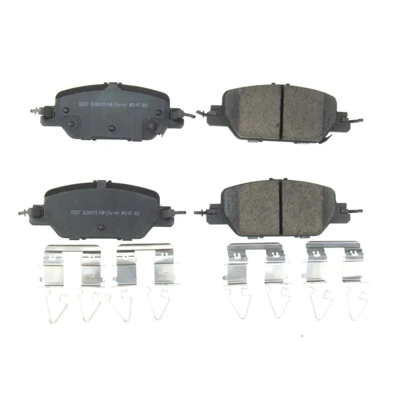 Power Stop Rear Z17 Evolution Ceramic Brake Pads w/Hardware fits 2017-2025 Honda CR-V - Main Product View