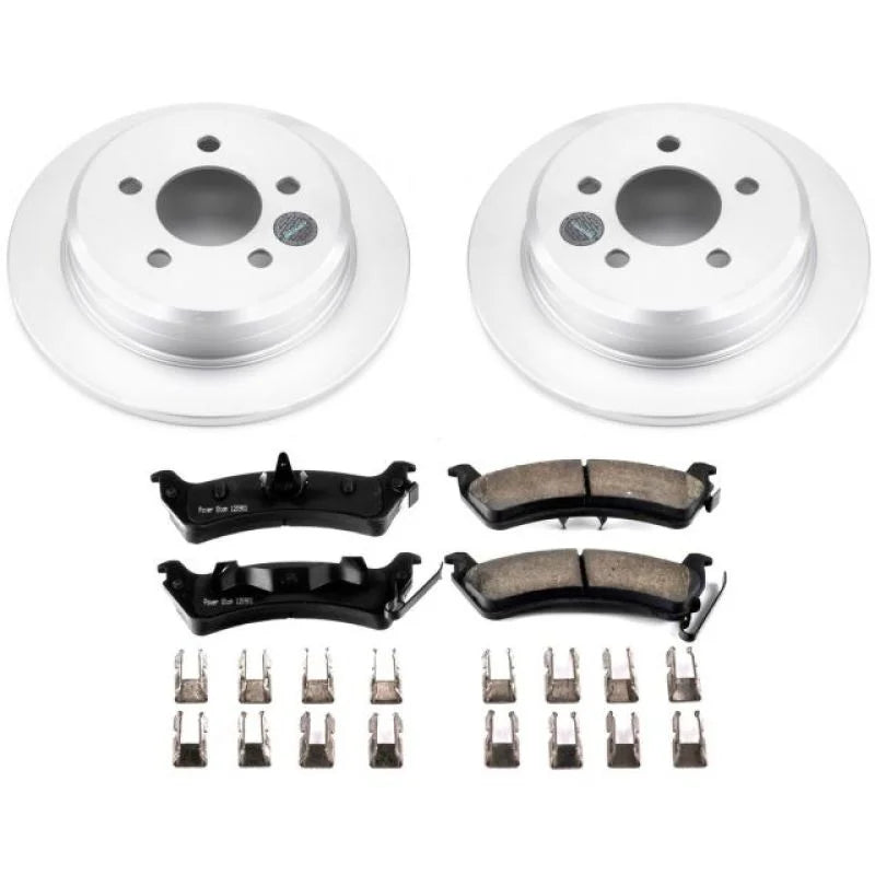 Power Stop Rear Z17 Evolution Geomet Coated Brake Kit fits 1993-1998 Jeep Grand Cherokee - Main Product View
