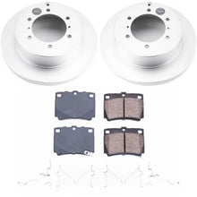Load image into Gallery viewer, Power Stop Rear Z17 Evolution Geomet Coated Brake Kit fits 1997-2004 Mitsubishi Montero / Montero SPORT - Main Product View