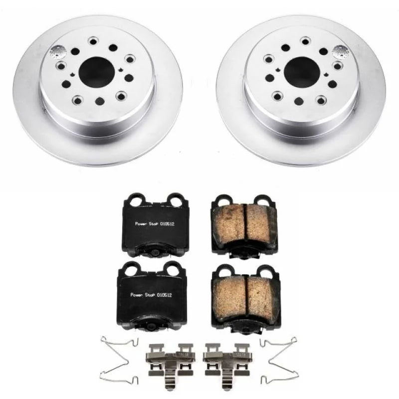 Power Stop Rear Z17 Evolution Geomet Coated Brake Kit fits 1998-2005 Lexus GS300 / 1998-2000 Lexus GS400 / 2001-2005 Lexus...