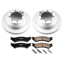 Load image into Gallery viewer, Power Stop Rear Z17 Evolution Geomet Coated Brake Kit fits 2003-2005 Ford E-350 Club WAGON / 1999-2002 Ford E-350 Econolin...