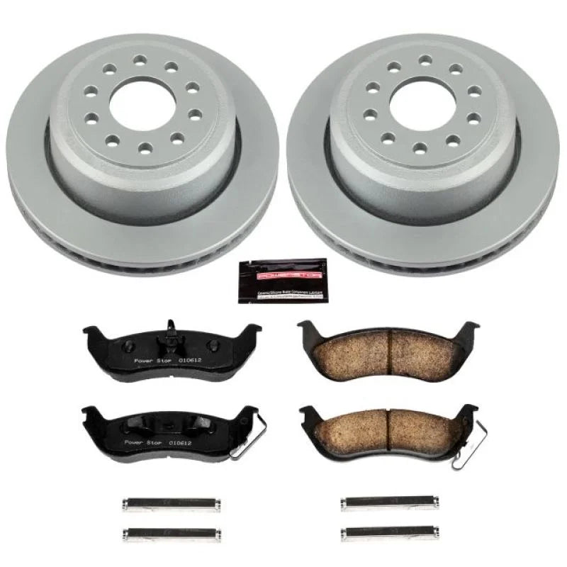 Power Stop Rear Z17 Evolution Geomet Coated Brake Kit fits 2003-2011 Lincoln Town Car - Main Product View