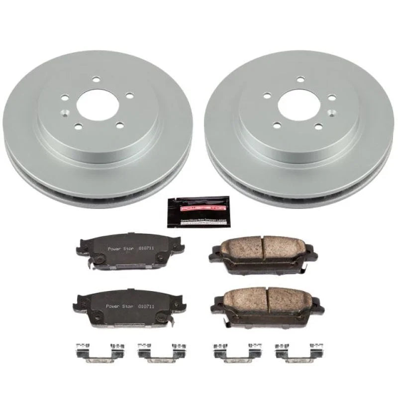 Power Stop Rear Z17 Evolution Geomet Coated Brake Kit fits 2005-2011 Cadillac CTS / STS - Main Product View