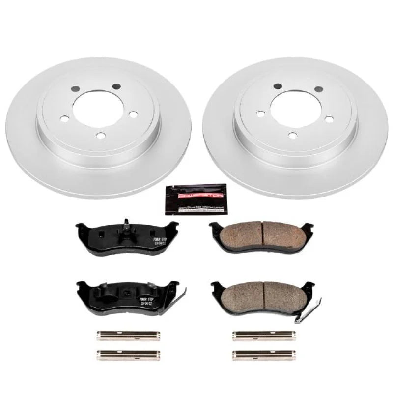 Power Stop Rear Z17 Evolution Geomet Coated Brake Kit fits 2006-2010 Ford Explorer Eddie Bauer / 2006 Ford Explorer Xls / ...