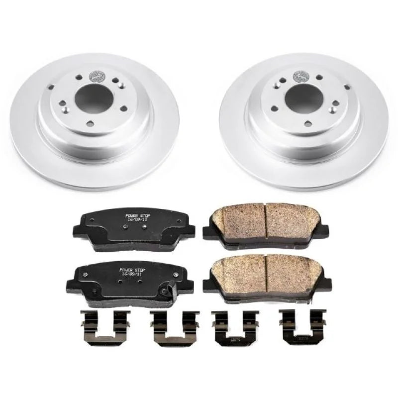 Power Stop Rear Z17 Evolution Geomet Coated Brake Kit fits 2010-2016 Hyundai Genesis / Genesis COUPE - Main Product View