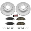 Load image into Gallery viewer, Power Stop Rear Z17 Evolution Geomet Coated Brake Kit fits 2013-2016 Dodge DART - Main Product View