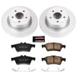 Load image into Gallery viewer, Power Stop Rear Z17 Evolution Geomet Coated Brake Kit fits 2013-2018 Ford C-Max / 2013-2016 Ford Escape / 2014-2018 Ford T...