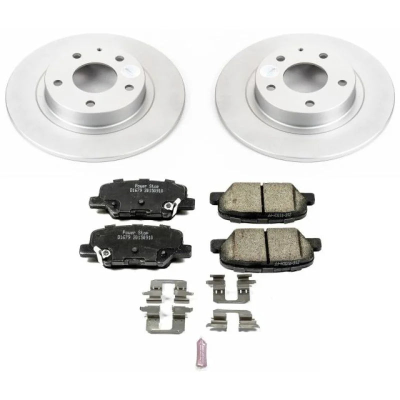 Power Stop Rear Z17 Evolution Geomet Coated Brake Kit fits 2014-2015 Mazda 6 Grand Touring - Main Product View