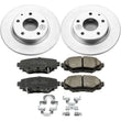 Load image into Gallery viewer, Power Stop Rear Z17 Evolution Geomet Coated Brake Kit fits 2014-2016 Mazda 3 i Grand Touring / 2014-2015 Mazda 3 i SV - Ma...