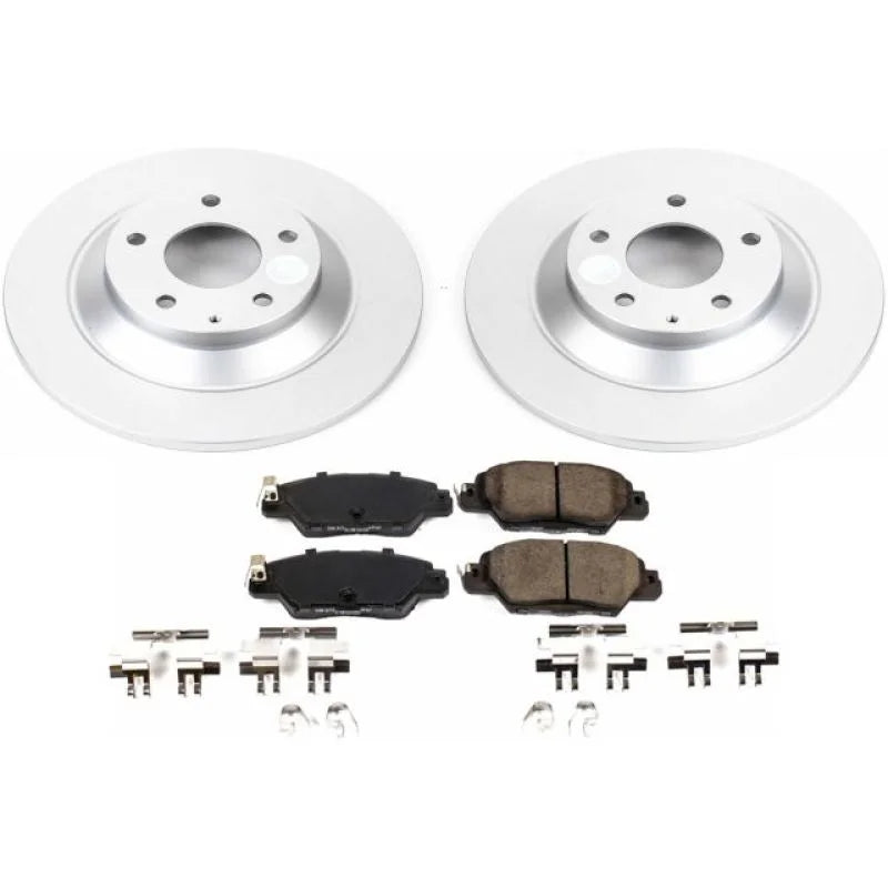 Power Stop Rear Z17 Evolution Geomet Coated Brake Kit fits 2016-2024 Mazda Cx-5 - Main Product View