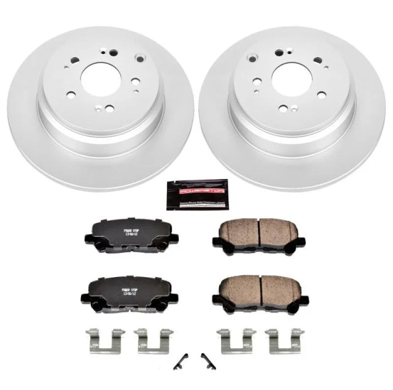 Power Stop Rear Z17 Evolution Geomet Coated Brake Kit fits Honda Pilot / 2012-2015 Honda Pilot EX / 2015 Honda Pilot SE - ...