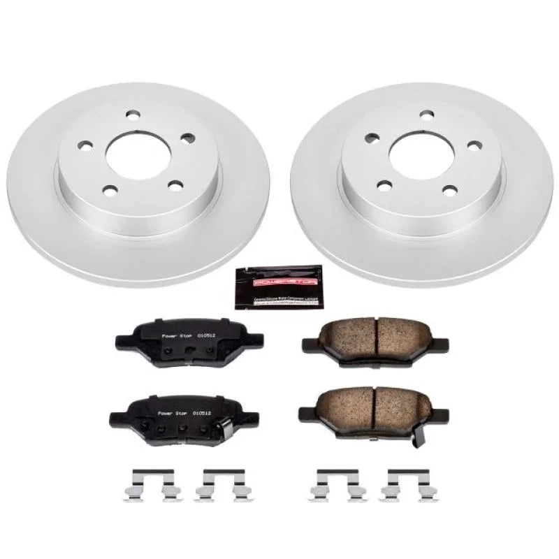 Power Stop Rear Z17 Geomet Coated Brake Kit fits 2005-2008 Chevrolet Cobalt / 2005-2007 Chevrolet Cobalt SS / 2008 Chevrol...