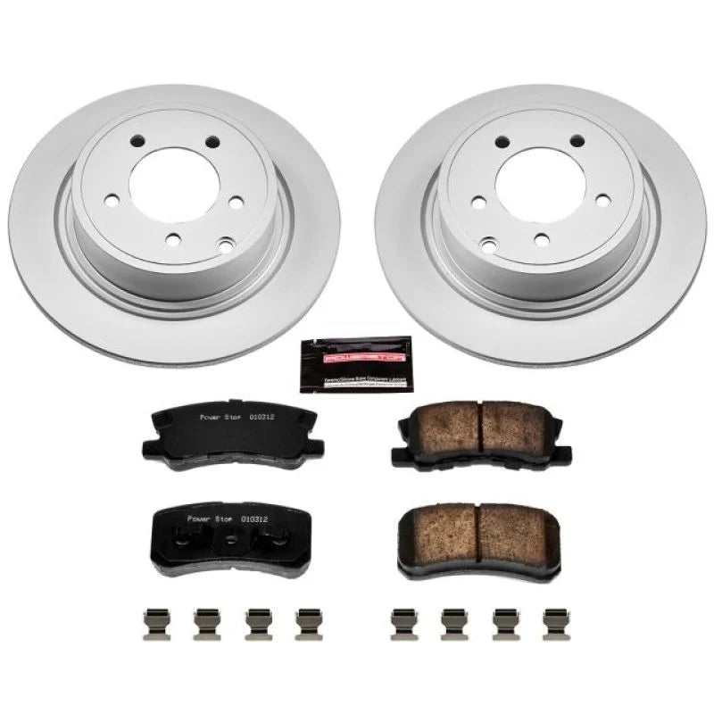 Power Stop Rear Z17 Geomet Coated Brake Kit fits 2011-2014 Chrysler 200 LIMITED / 2008-2010 Chrysler Sebring LX / 2007-201...