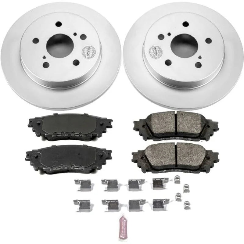 Power Stop Rear Z17 Geomet Coated Brake Kit fits 2015-2017 Lexus NX200T / 2018-2021 Lexus NX300 / 2015-2021 Lexus NX300H /...