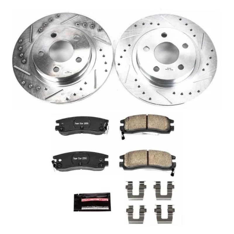 Power Stop Rear Z23 Brake Kit fits 2003-2005 Buick Park Avenue Ultra / 2000-2005 Cadillac Deville / 2004-2005 Cadillac Dev...