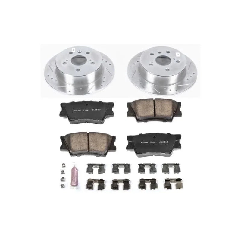 Power Stop Rear Z23 Brake Kit fits 2013-2018 Lexus ES300H / 2013-2018 Lexus ES350 / 2013-2018 Toyota Avalon Hybrid / 2013-...