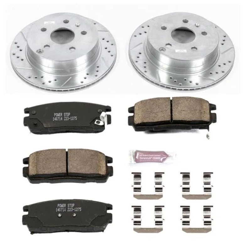 Power Stop Rear Z23 Brake Kit fits 2017 Chevrolet Equinox / 2015-2017 Chevrolet Equinox L / 2010-2017 Chevrolet Equinox LS...