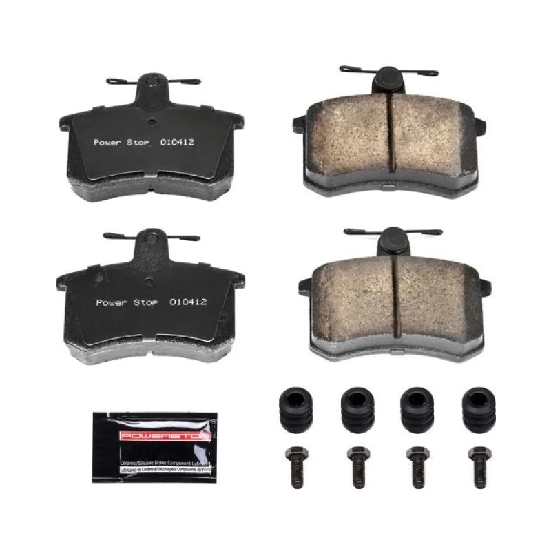 Power Stop Rear Z23 Brake Pads w/Hardware fits 1989-1994 Audi 100 / 1989-1994 Audi 100 Quattro / 1989-1991 Audi 200 / 1989...