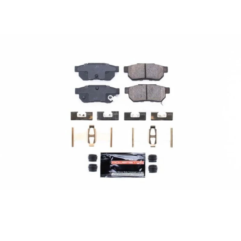 Power Stop Rear Z23 Brake Pads w/Hardware fits 1990-1993 Acura Integra GS / 1992-2001 Acura Integra GS-R / 1986-2001 Acura...