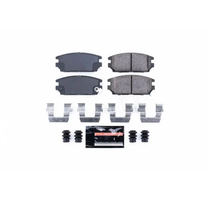 Power Stop Rear Z23 Brake Pads w/Hardware fits 1991-1994 Dodge Stealth / 1995 Eagle Talon TSI / 1991-1993 Mitsubishi 3000G...
