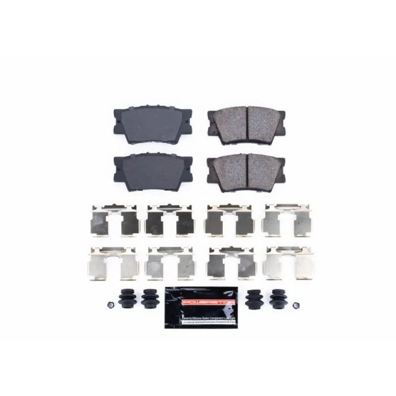 Power Stop Rear Z23 Brake Pads w/Hardware fits 2013-2018 Lexus ES300H / 2007-2019 Lexus ES350 / 2010-2012 Lexus HS250H / 2...