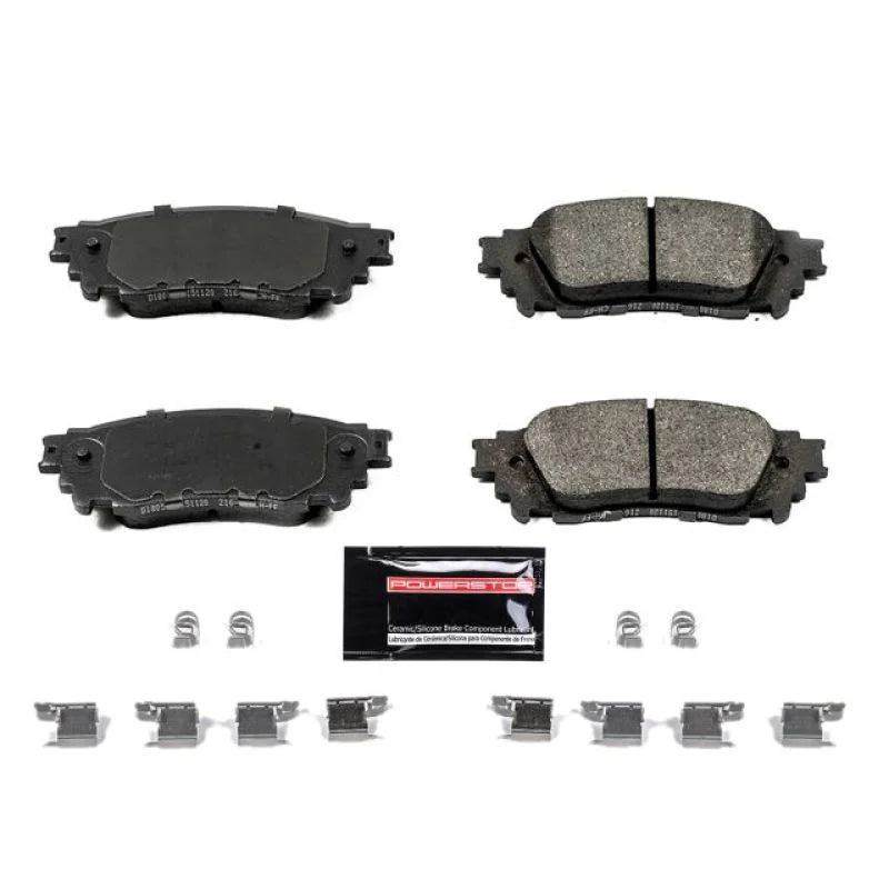 Power Stop Rear Z23 Brake Pads w/Hardware fits 2015-2017 Lexus NX200T / 2018-2021 Lexus NX300 / 2015-2021 Lexus NX300H / 2...