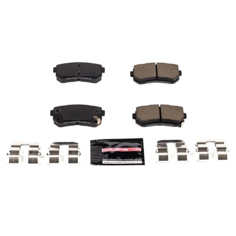 Power Stop Rear Z23 Brake Pads w/Hardware fits 2016-2019 Hyundai Sonata / 2016-2019 Hyundai Sonata Hybrid / 2018 2019 Hyun...