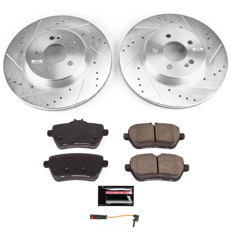 Power Stop Rear Z23 Evolution Brake Kit fits 2018-2021 Mercedes-Benz S450 / S560
