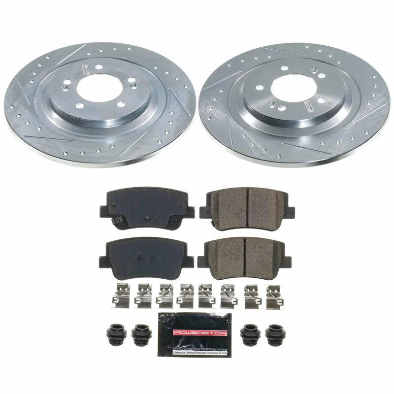 Power Stop Rear Z23 Evolution Brake Kit fits 2023 Hyundai Sonata / 2022-2023 Hyundai Sonata N Line