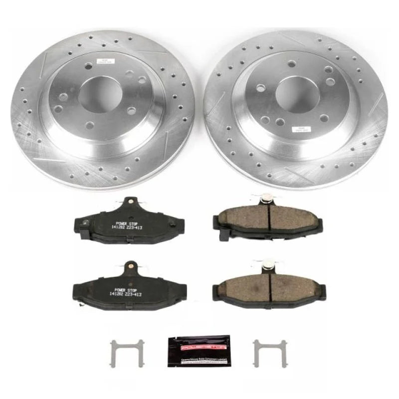 Power Stop Rear Z23 Evolution Sport Brake Kit fits 1988-1996 Chevrolet Corvette - Main Product View