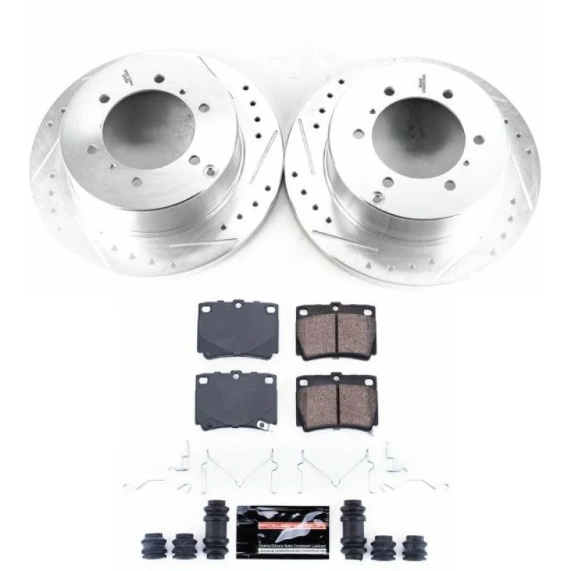 Power Stop Rear Z23 Evolution Sport Brake Kit fits 1997-2004 Mitsubishi Montero / Montero SPORT - Main Product View
