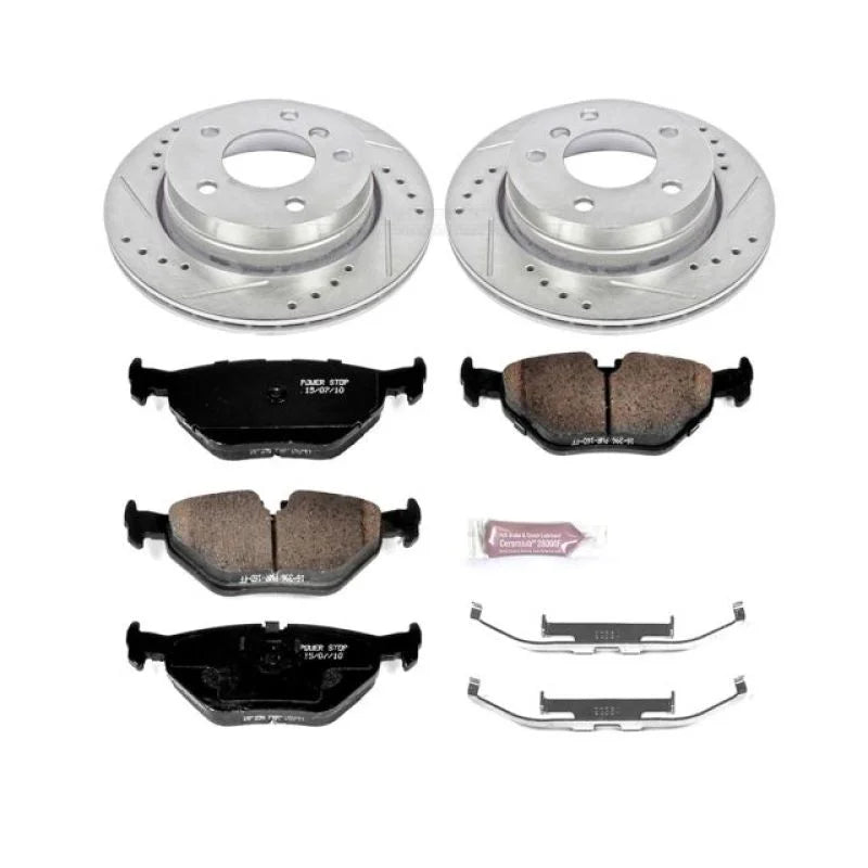 Power Stop Rear Z23 Evolution Sport Brake Kit fits 1998-1999 BMW 323I / 1996-1999 BMW 328I - Main Product View