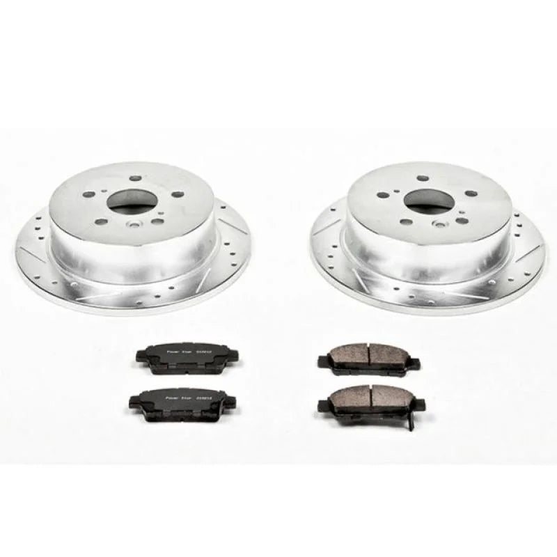 Power Stop Rear Z23 Evolution Sport Brake Kit fits 2004-2010 Toyota Sienna - Main Product View