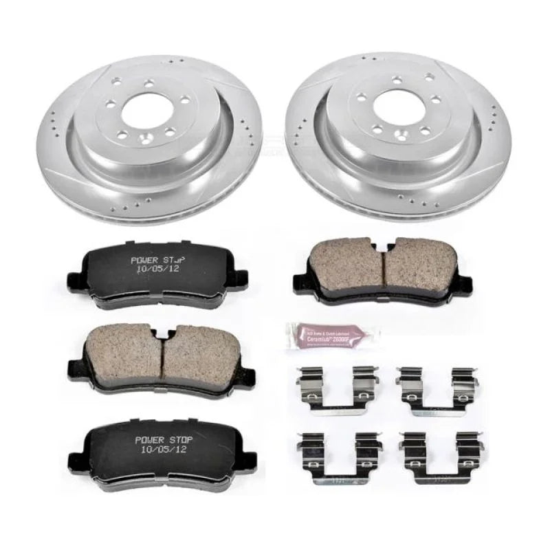 Power Stop Rear Z23 Evolution Sport Brake Kit fits 2005-2009 Land Rover LR3 / 2010-2016 Land Rover LR4 / 2006-2013 Land Ro...