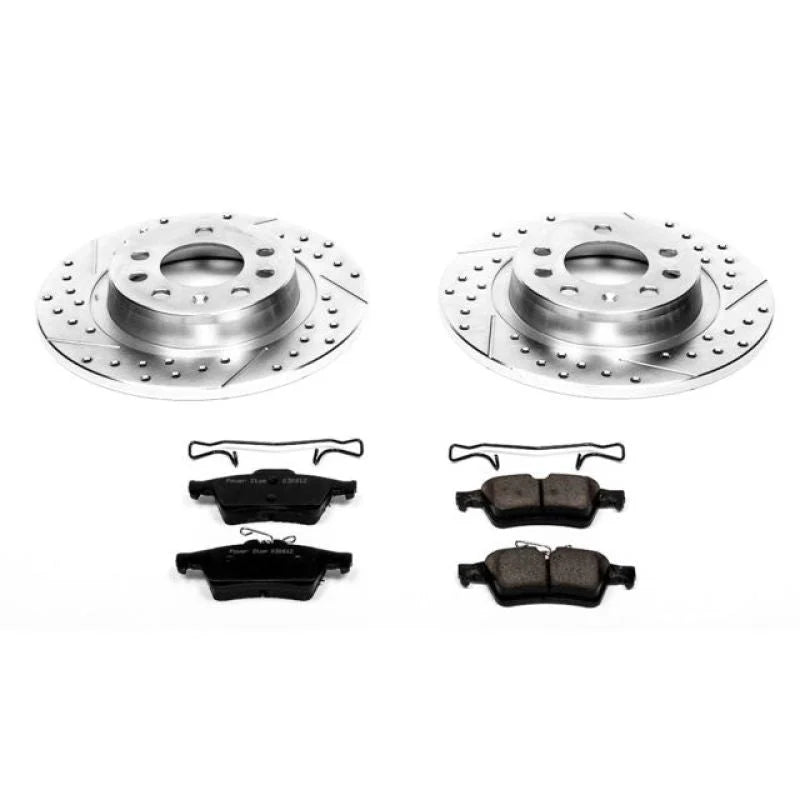 Power Stop Rear Z23 Evolution Sport Brake Kit fits 2006-2009 Pontiac Solstice / 2007-2009 Pontiac Solstice GXP / 2007-2010...