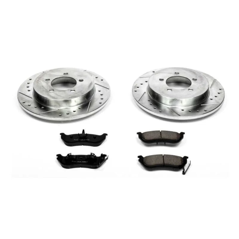 Power Stop Rear Z23 Evolution Sport Brake Kit fits 2006-2010 Ford Explorer Eddie Bauer / 2006 Ford Explorer Xls / 2007-201...
