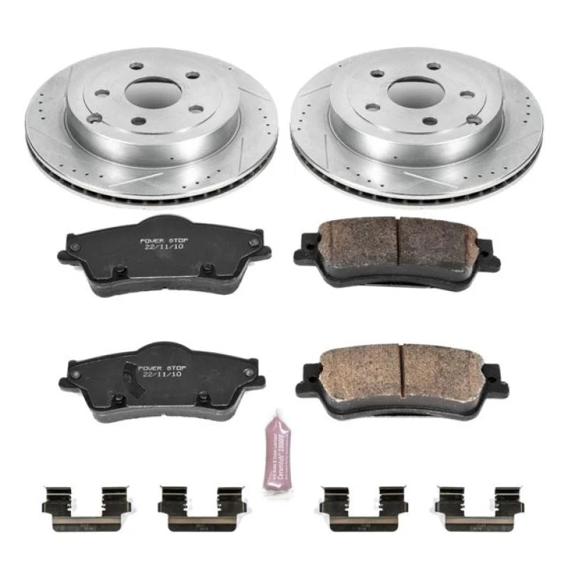Power Stop Rear Z23 Evolution Sport Brake Kit fits 2008-2009 Pontiac G8 - Main Product View