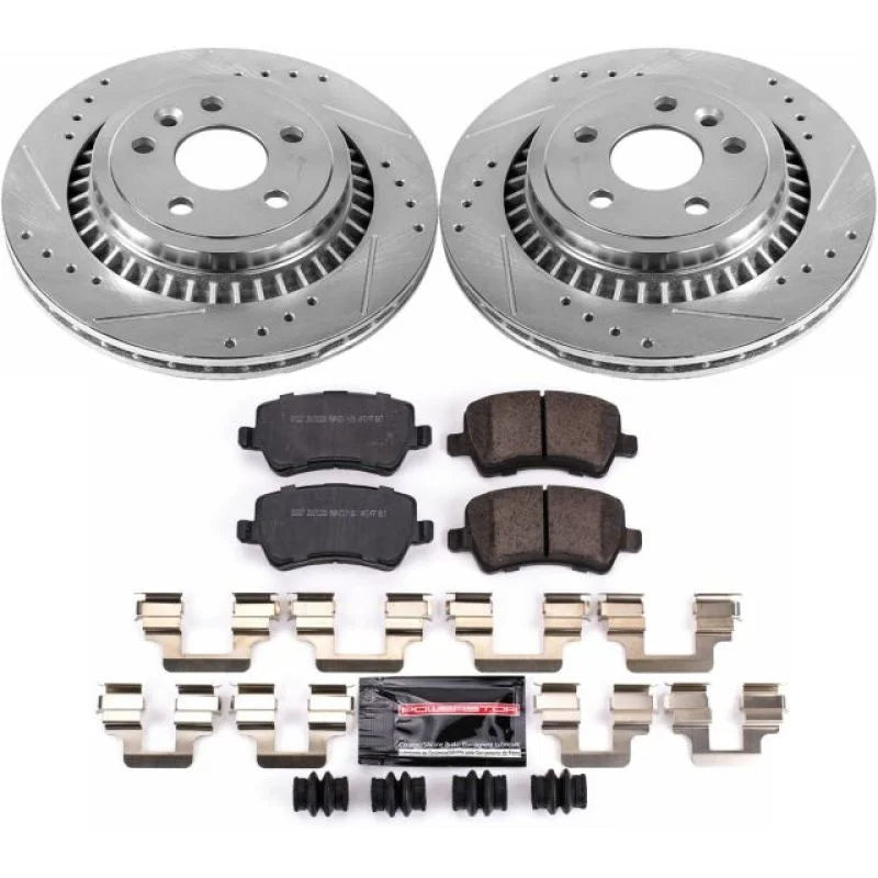 Power Stop Rear Z23 Evolution Sport Brake Kit fits 2010-2017 Volvo XC60 - Main Product View