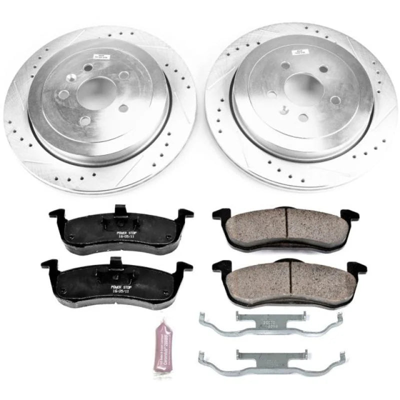 Power Stop Rear Z23 Evolution Sport Brake Kit fits 2013-2019 Lincoln Mkt - Main Product View