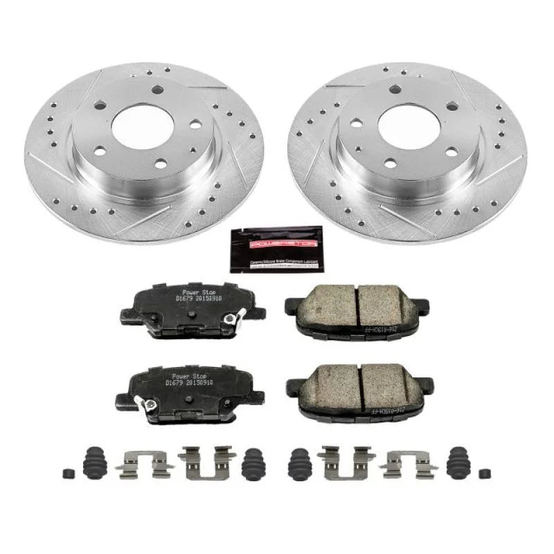 Power Stop Rear Z23 Evolution Sport Brake Kit fits 2014-2016 Mazda 3 i Grand Touring / 2014-2015 Mazda 3 i SV - Main Produ...