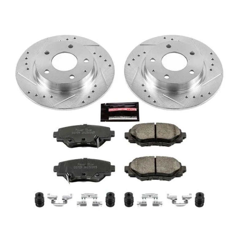 Power Stop Rear Z23 Evolution Sport Brake Kit fits 2014-2016 Mazda 3 i Grand Touring / 2014-2015 Mazda 3 i SV - Main Produ...